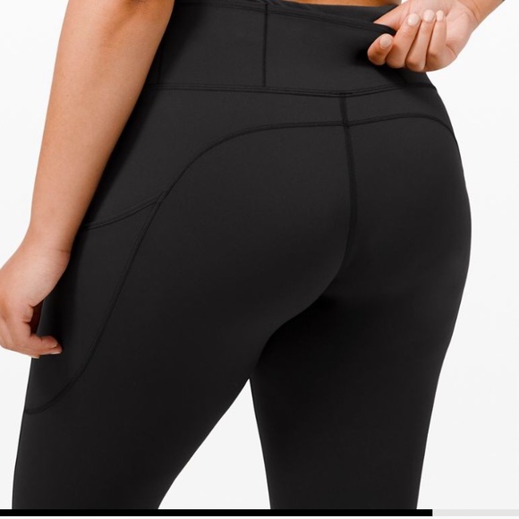 Navy Blue Lululemon Invigorate high rise legging size 2 - Picture 8 of 9